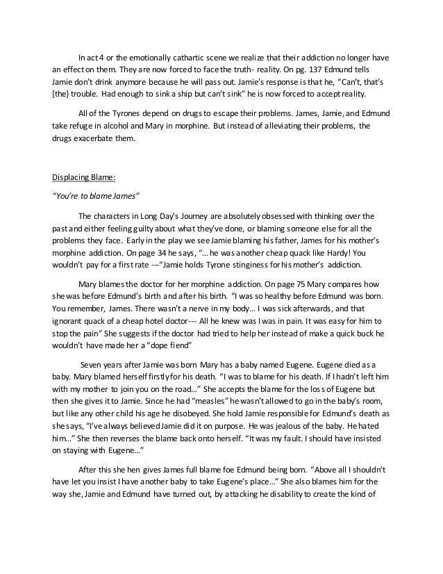 essay about long days journey into night